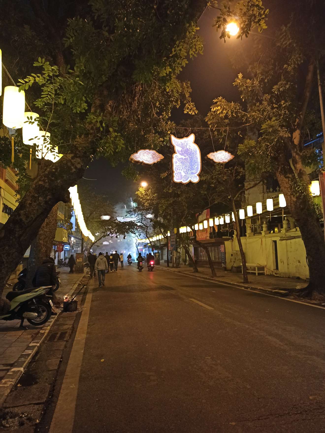 Straße in Hanoi