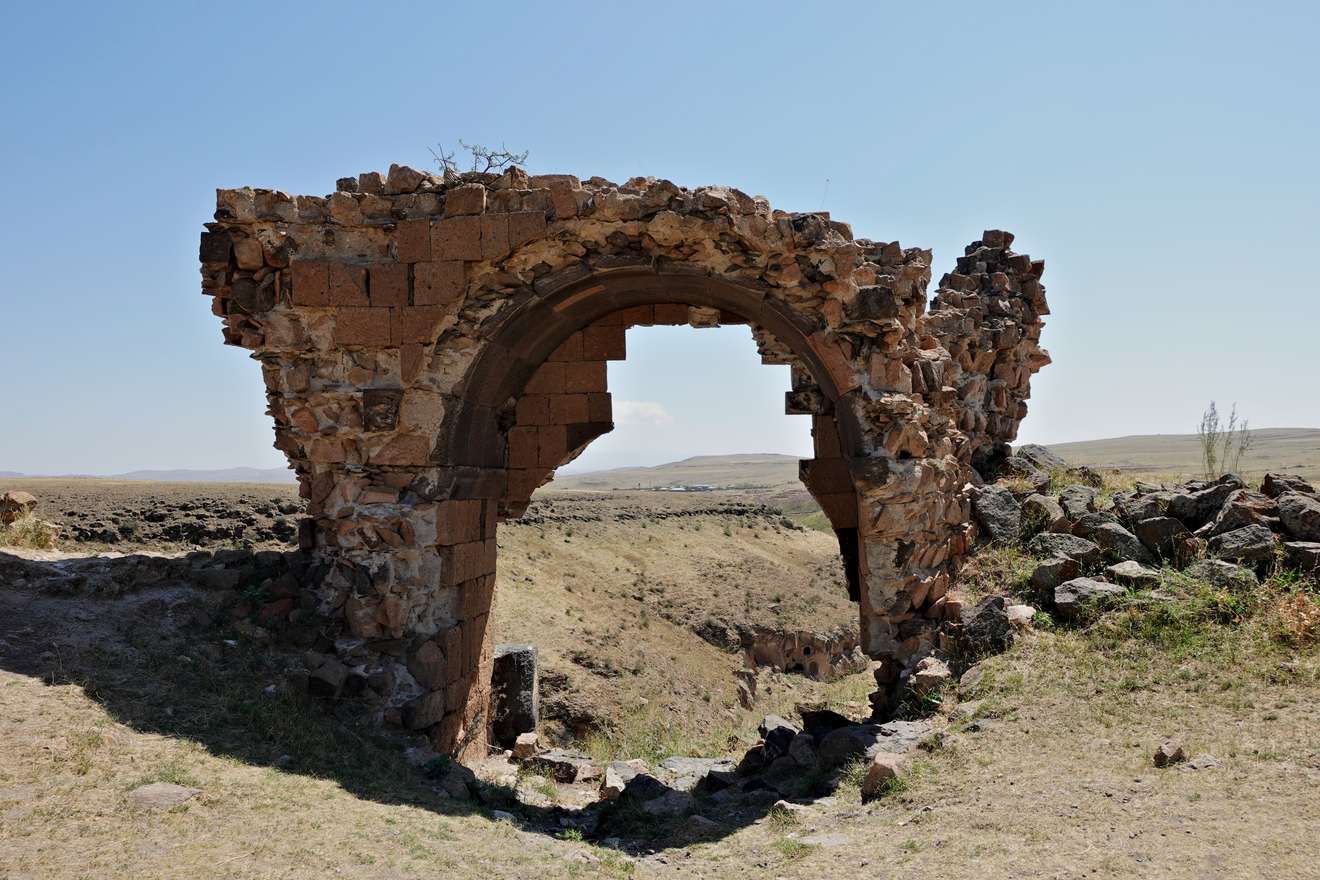 Ruine eines Gebäudes