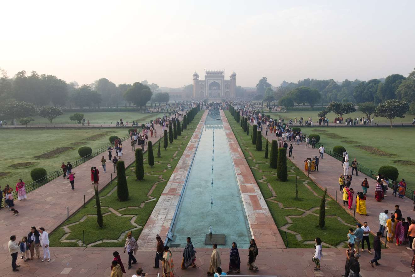 Garten Taj Mahal