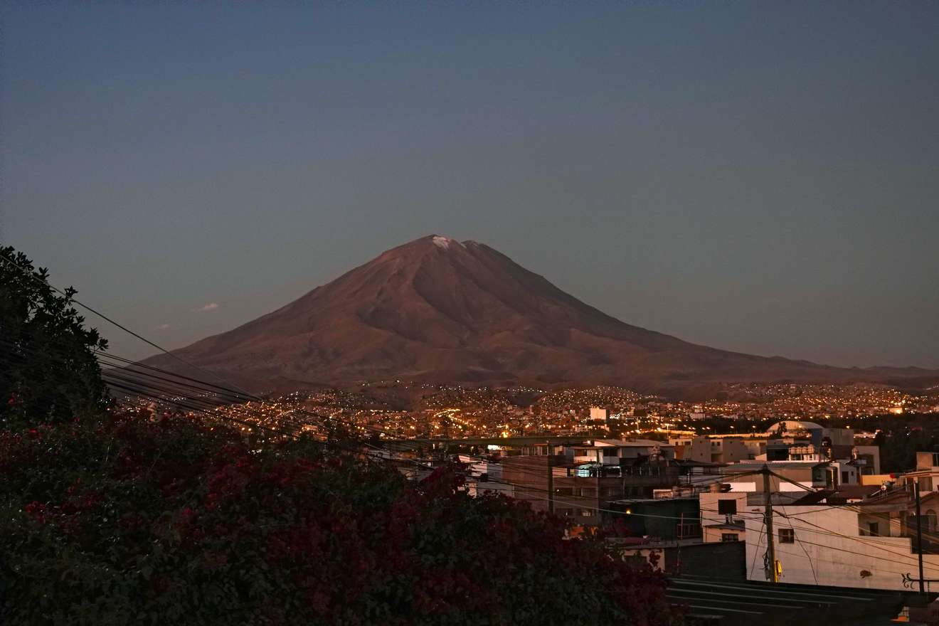 Arequipa vor dem Vulkan 